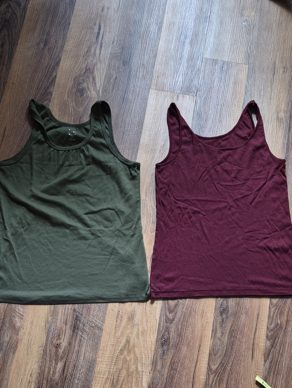 LOT OF 2 A New Day Scoop Neck Classic Layering Tank Tops Size Large Bundle Lot